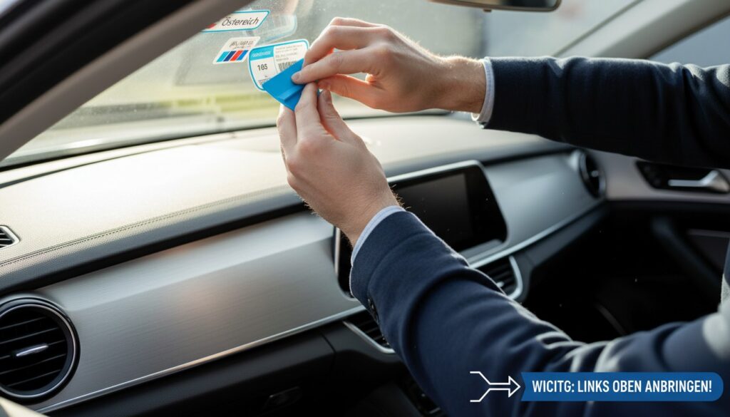 Vignette richtig kaufen und anbringen: Schritt-für-Schritt Anleitung