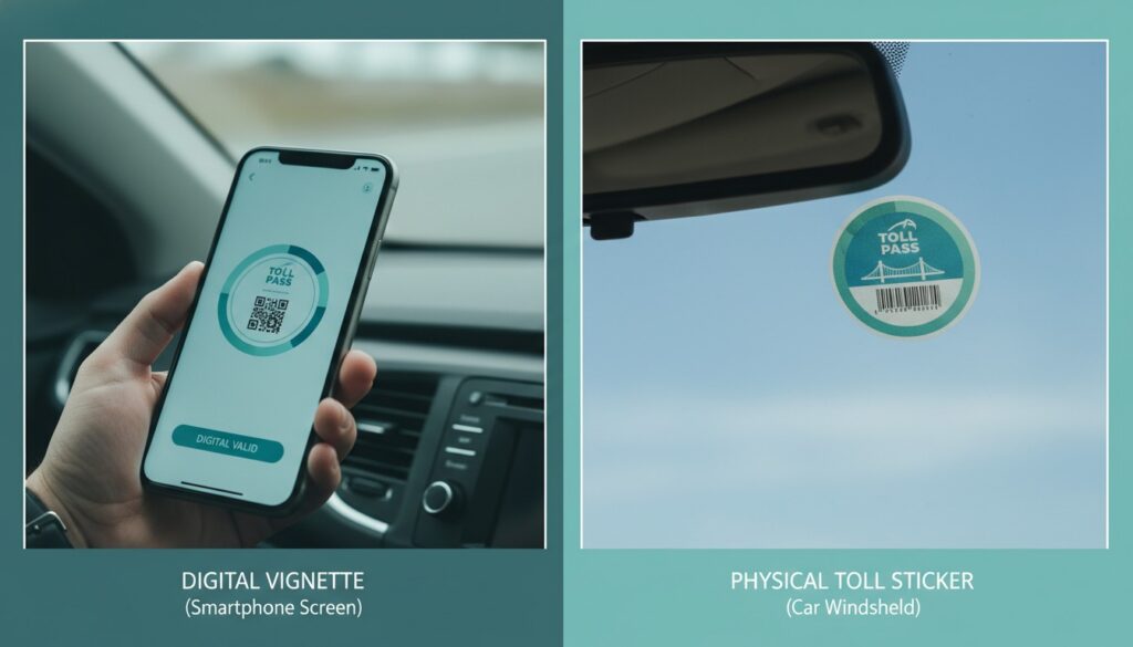 Digitale Vignette vs. Klebevignette: Welche ist die bessere Wahl?